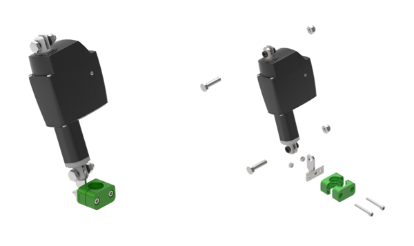 EISELE solution for automatic lever adjustment on vertical pumps for switching from agitation to pumping via PLC and app